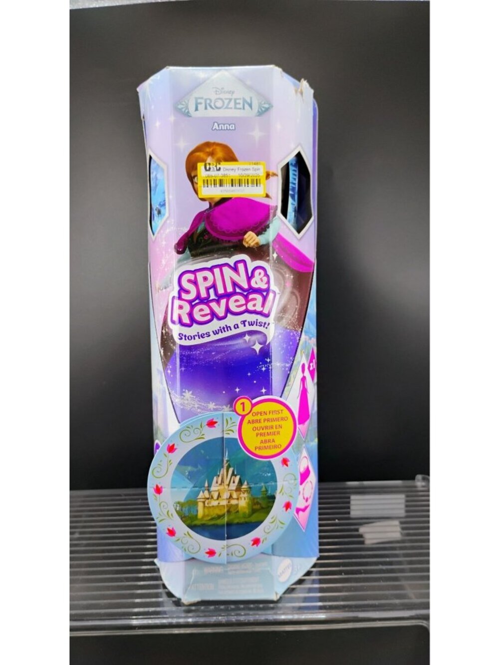 Disney Frozen Anna Spin & Reveal Doll Set 11 Surprises & Accessories